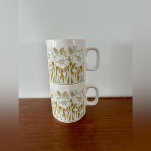 Hornsea 1977 “Fleur” Coffee Cups